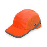 Czapka ochronna (czapkokask) BUMPCAP z siatką POMARAŃCZ HV