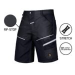 Spodnie krótkie LANDER SPANDEX BLACK
