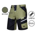 Spodnie krótkie LANDER SPANDEX GREEN
