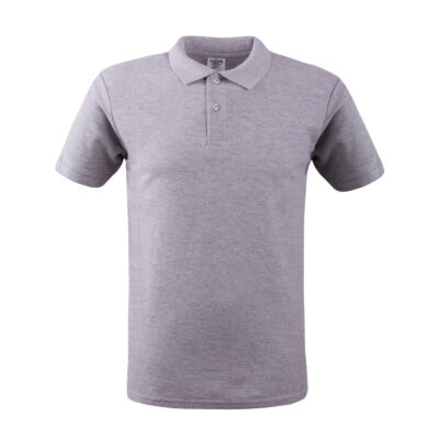 Polo męskie MPS180 SZARY MELANŻ
