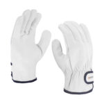 Rękawice całoskórzane X-DRIVER VELCRO (rozmiar 10)