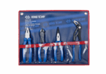 Zestaw szczypiec 4 szt. w etui (nastawne, tnące, kombinerki)
