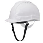 Hełm przemysłowy BRATEK-3 z paskiem BIAŁY