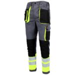 Spodnie do pasa PROMAN STRETCH 250 rozmiar 54 szare + HV WYPRZEDAŻ