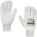Rękawice ochronne wzmocnione kozią skórą X-HERON